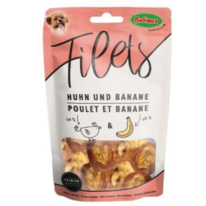 Picture of BUBIMEX Chicken & Banana Fillets – 85g Dog Treats